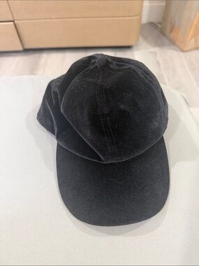Black Velvet Baseball Cap - Unbranded